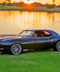 Black 1968 Firebird Diamond Painting