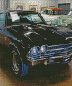 Black 69 Chevrolet Ss Diamond Painting