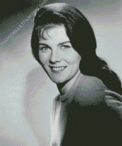 Black And White Ann Margaret Diamond Painting