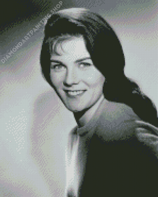 Black And White Ann Margaret Diamond Painting