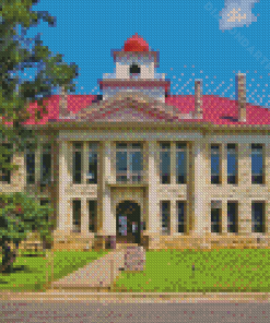 Blanco Texas County Courthouse Diamond Painting