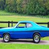 Blue Plymouth Duster Car Diamond Painting