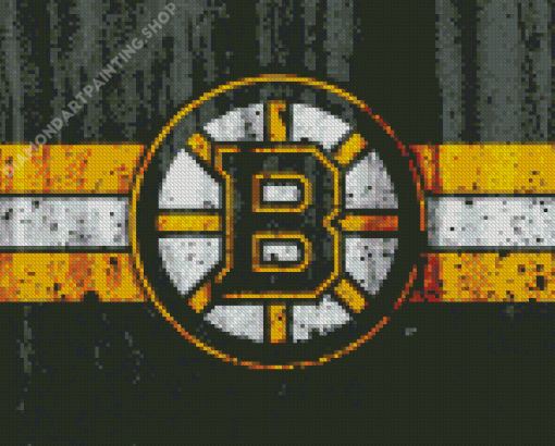 Boston Bruins Logo Diamond Painting