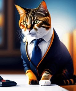 Classy Cat Diamond Painting