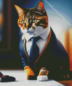 Classy Cat Diamond Painting