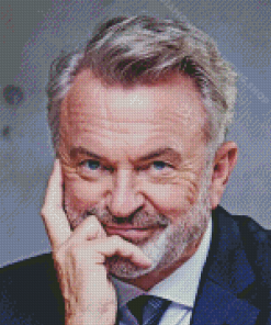 Classy Sam Neill Diamond Painting