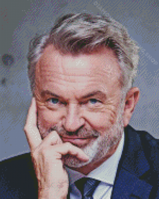 Classy Sam Neill Diamond Painting