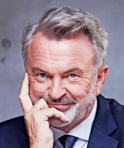 Classy Sam Neill Diamond Painting