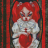 Clown Girl Simona Candini Diamond Painting