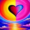 Colorful Heart Diamond Painting