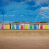 Colorful Huts In Mablethorpe Diamond Painting