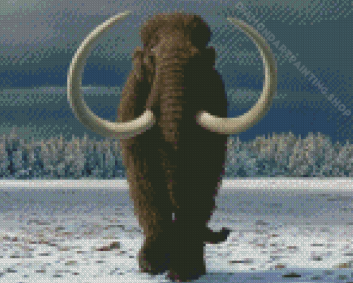 Cool Mammoth Diamond Painting