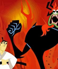 Cool Samurai Jack Diamond Painting