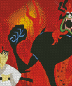 Cool Samurai Jack Diamond Painting