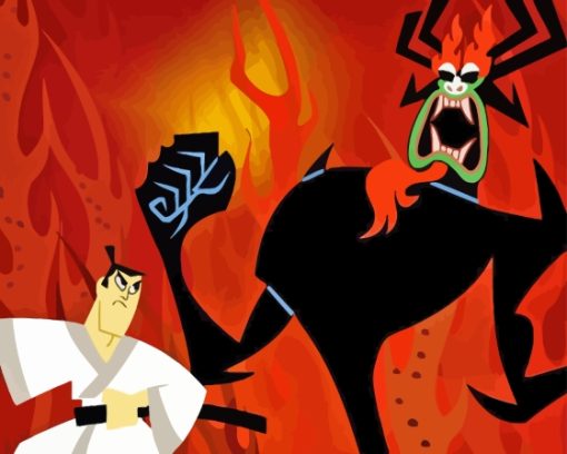 Cool Samurai Jack Diamond Painting