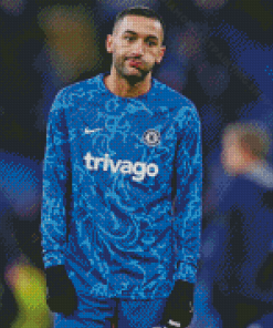 Cute Chelsea Player Hakim Ziyech Diamond Painting