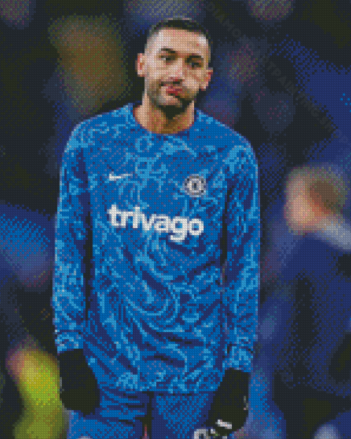 Cute Chelsea Player Hakim Ziyech Diamond Painting