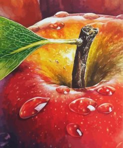 Detailed Apple Diamond Painting