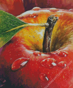 Detailed Apple Diamond Painting