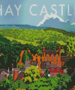 Hay On Wye Diamond Painting