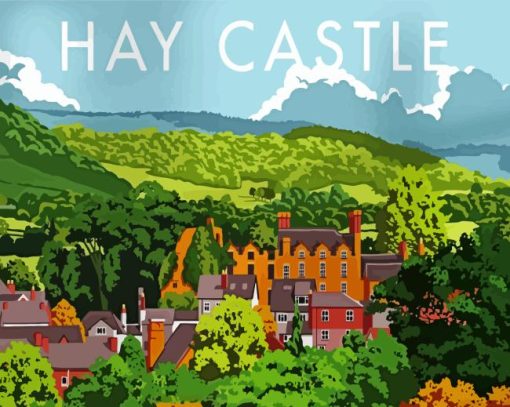 Hay On Wye Diamond Painting