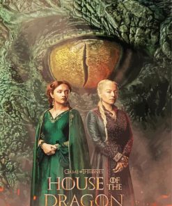 House Of Dragon Movie Poster Diamond Painting