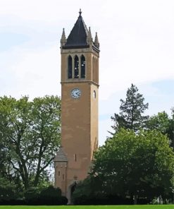 Iowa State University Tower Diamond Painting