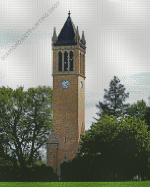 Iowa State University Tower Diamond Painting