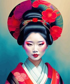 Japanese Geisha Diamond Painting