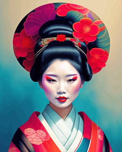 Japanese Geisha Diamond Painting