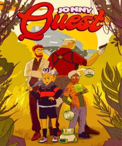 Jonny Quest Poster Art Diamond Painting