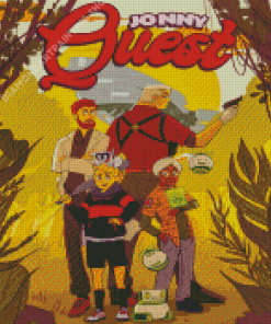 Jonny Quest Poster Art Diamond Painting