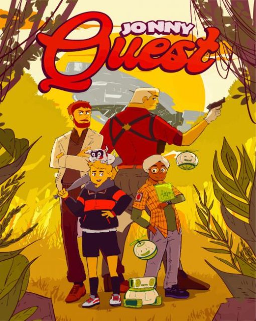 Jonny Quest Poster Art Diamond Painting