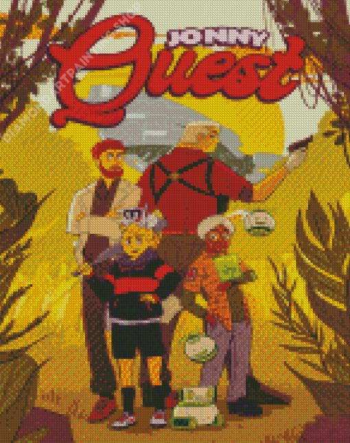 Jonny Quest Poster Art Diamond Painting