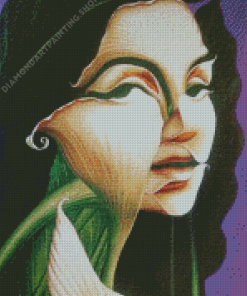 Lily Woman Diamond Painting