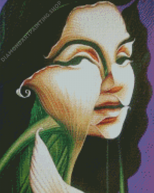 Lily Woman Diamond Painting