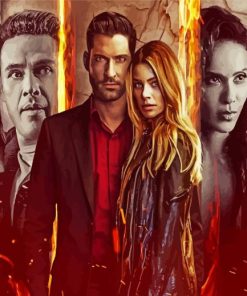 Lucifer Serie Cast Diamond Painting