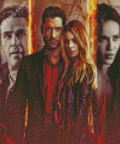 Lucifer Serie Cast Diamond Painting