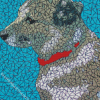 Mosaic Dog Animal Diamond Painting