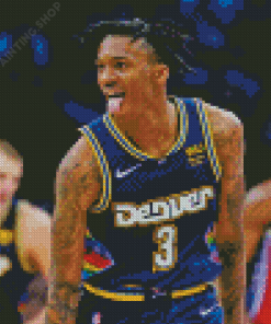 Nahshon Hyland Denver Nuggets Player Diamond Painting