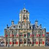 Netherlands Delft Town Hall Diamond Painting