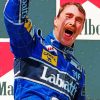 Nigel Mansell Car Racing Driver Diamond Painting