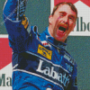 Nigel Mansell Car Racing Driver Diamond Painting