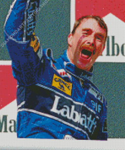 Nigel Mansell Car Racing Driver Diamond Painting