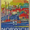 Norwich Abstract Poster Diamond Painting