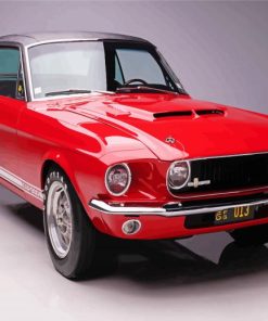 Red Shelby Mustang Diamond Painting