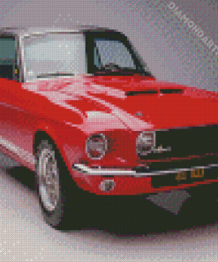 Red Shelby Mustang Diamond Painting