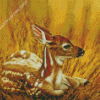 Resting Deer Diamond Painting