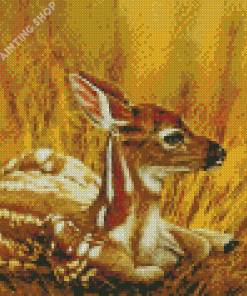 Resting Deer Diamond Painting