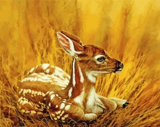 Resting Deer Diamond Painting